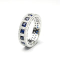 Anello Fascia Zaffiri