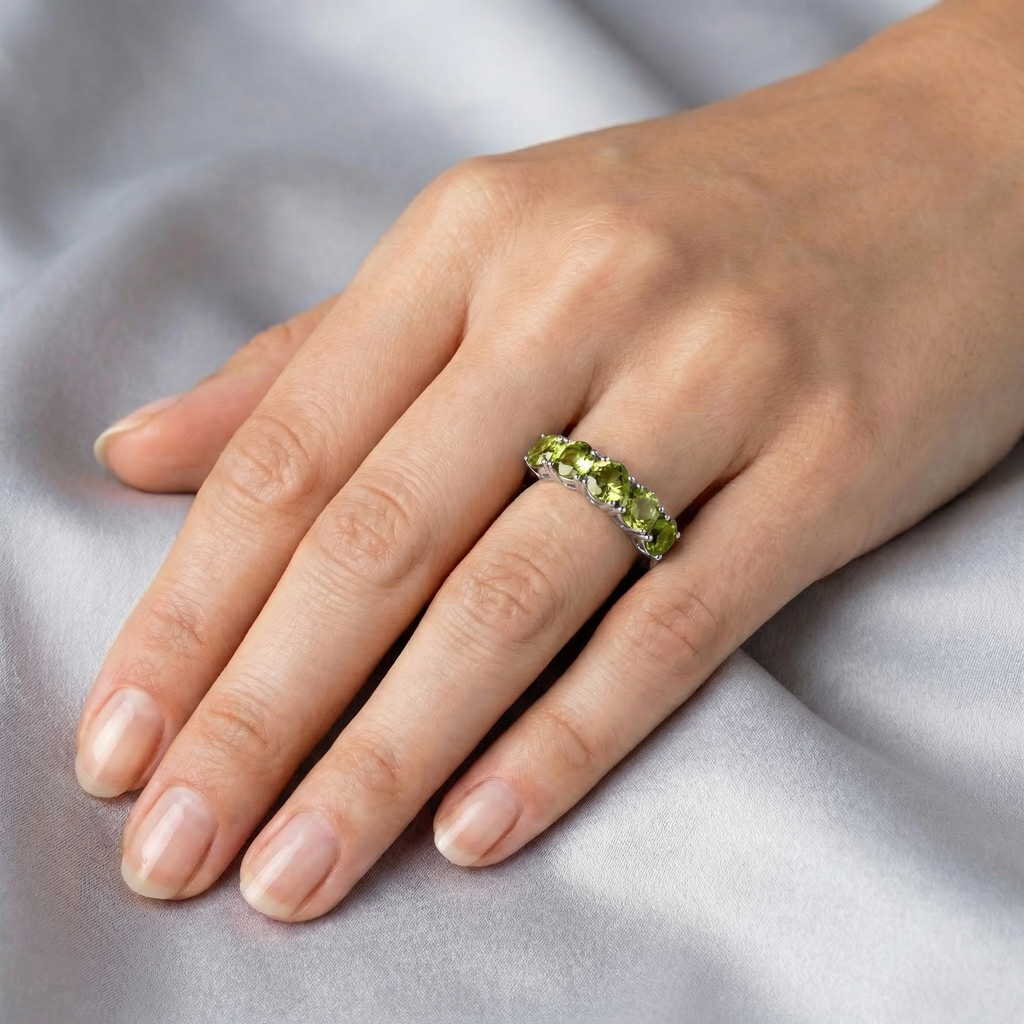 Anello Peridoto