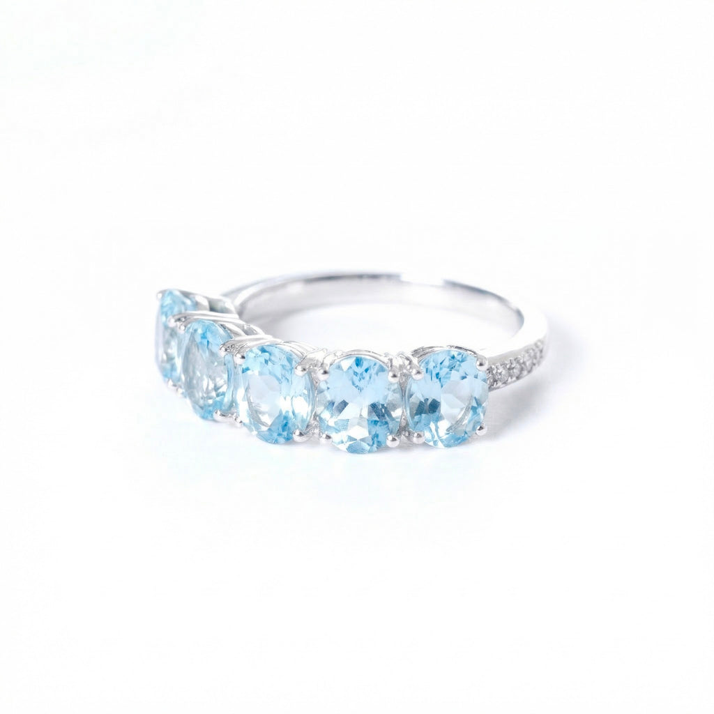 Anello AcquaMarina